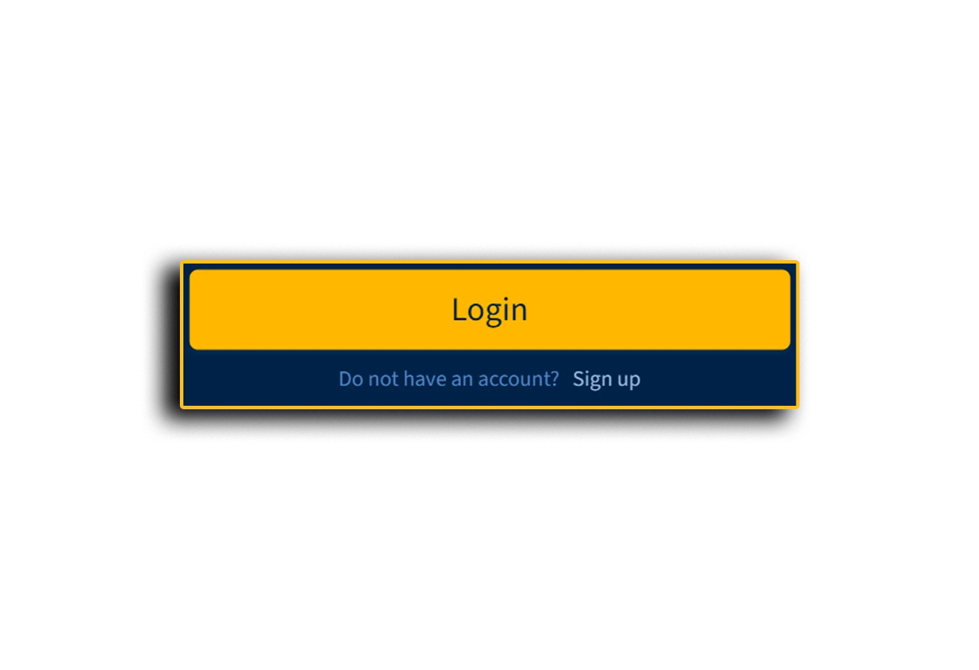Login end button