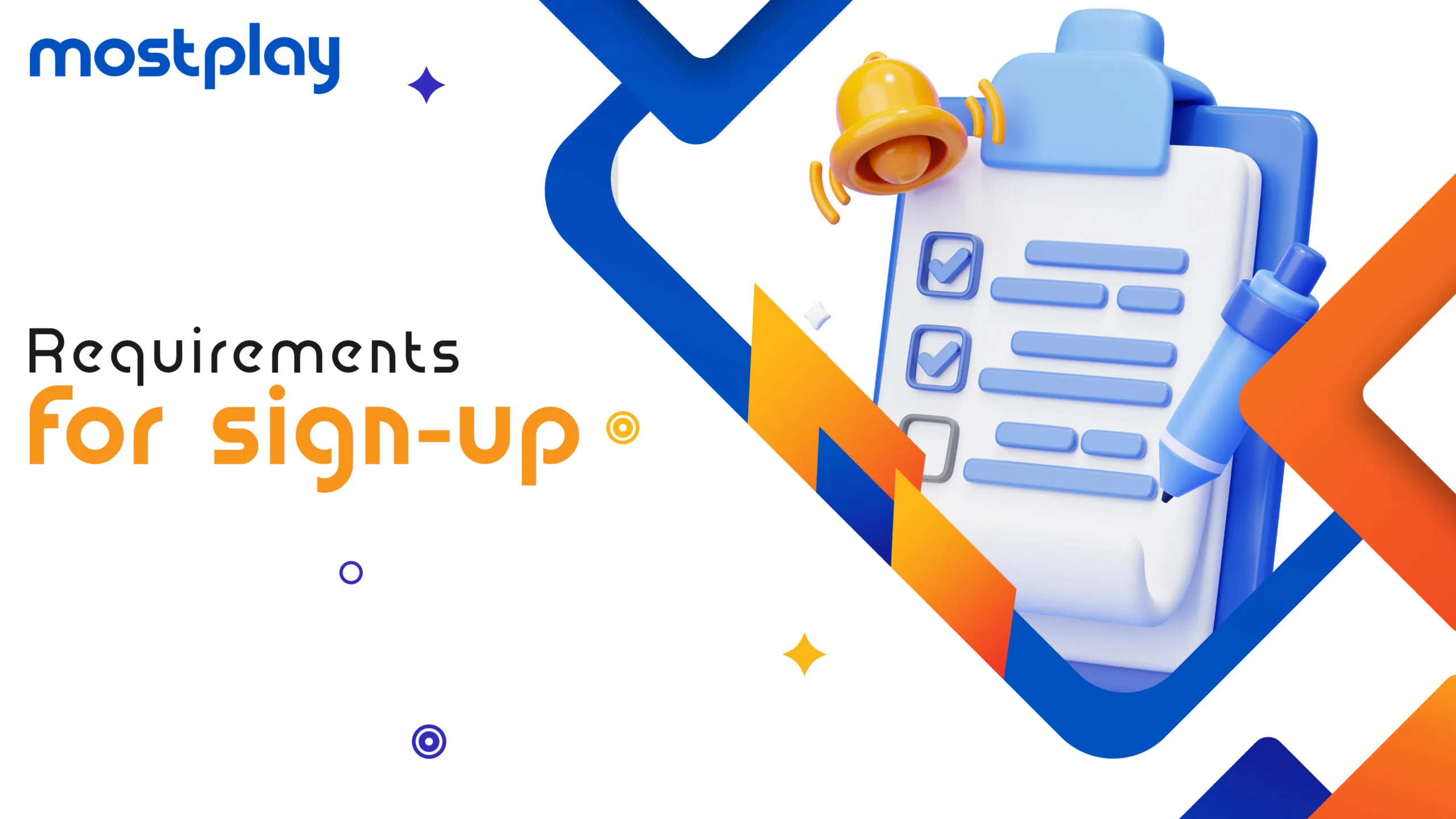 Requirements for sign-up